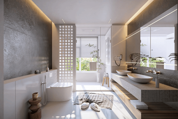 Design Rendering for Bathroom